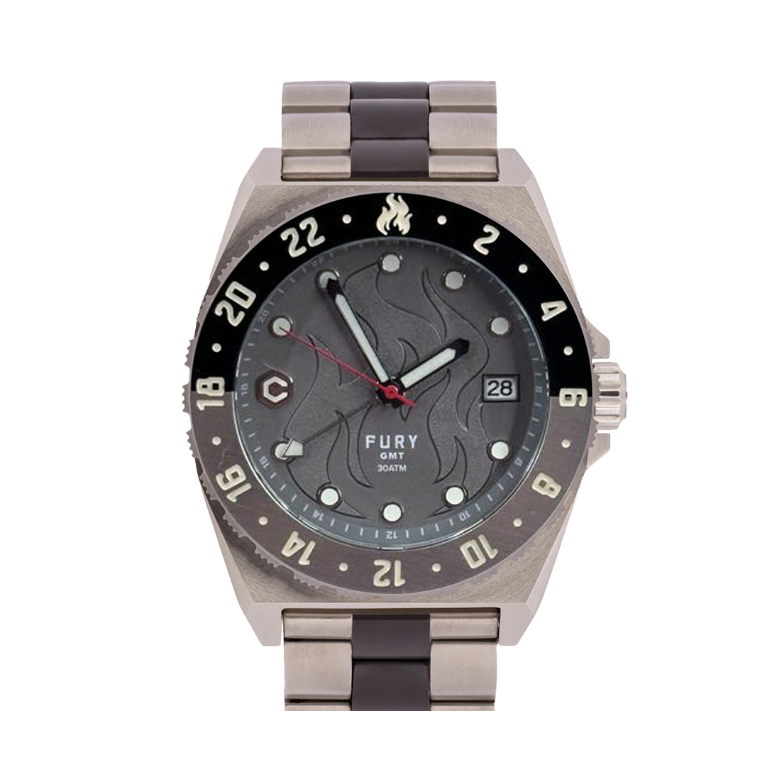 Fury Blacktop Titanium GMT Watch