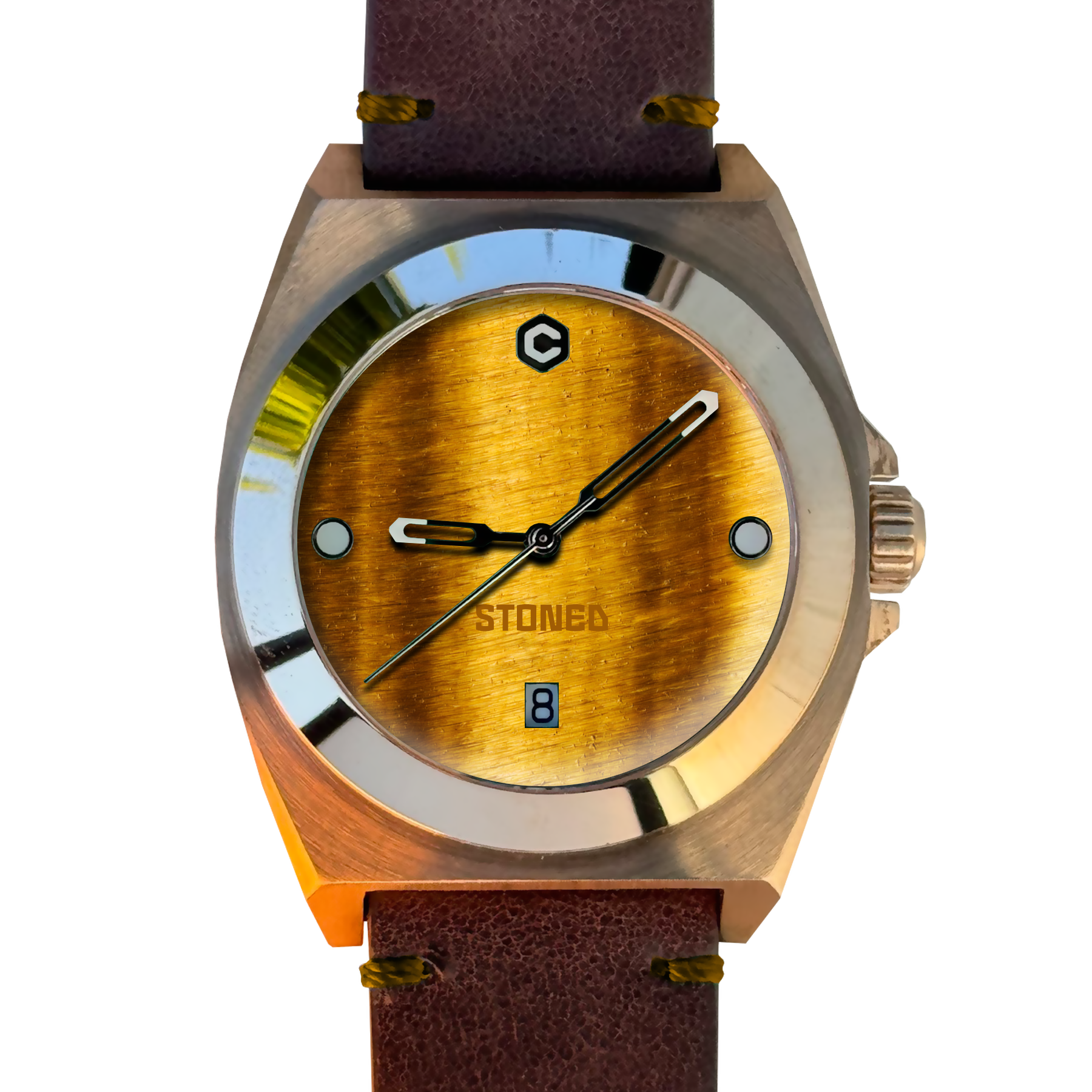 TADGEAR Ti Eye LT Bronzed/Abyss チタン製パッチ STONED Tigers Eye – Core Timepieces