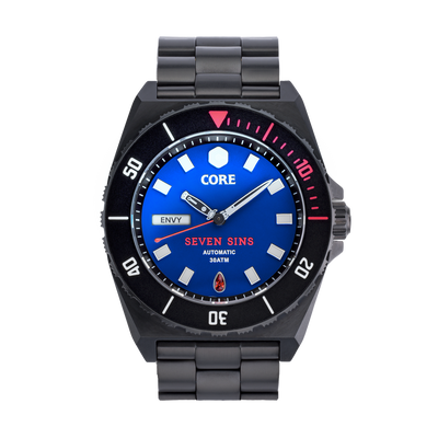 Seven Sins Blue Dial Titanium Automatic