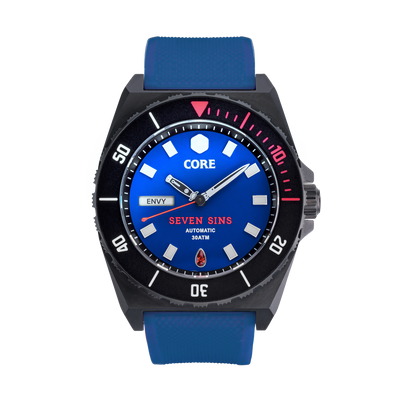 Seven Sins Blue Dial Titanium Automatic
