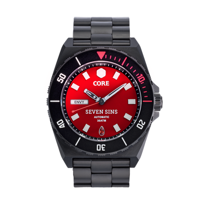 Seven Sins Red Dial Titanium Automatic
