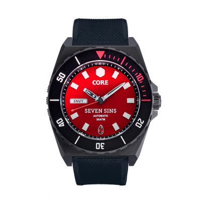Seven Sins Red Dial Titanium Automatic