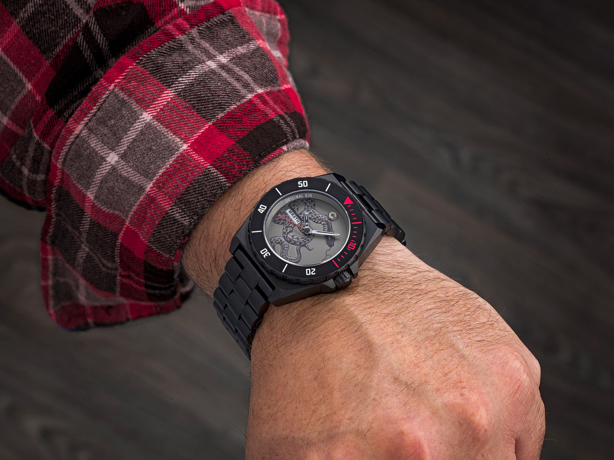 Original Sin Snake Dial Titanium Automatic Watch Core Timepieces