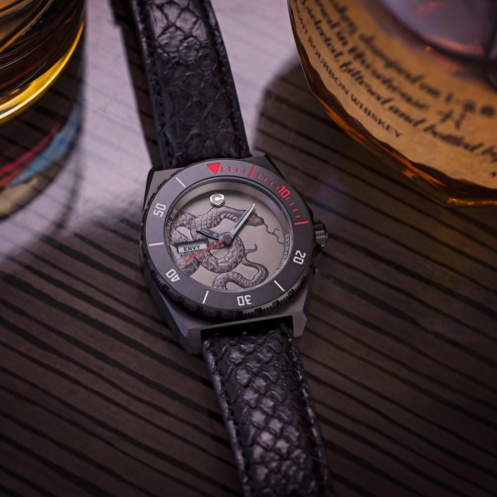 Original Sin Snake Dial Titanium Automatic Watch Core Timepieces