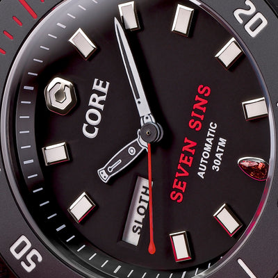 Seven Sins Black Dial Titanium Automatic