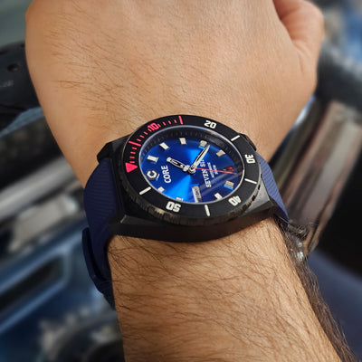 Seven Sins Blue Dial Titanium Automatic