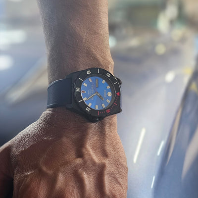 Seven Sins Blue Dial Titanium Automatic