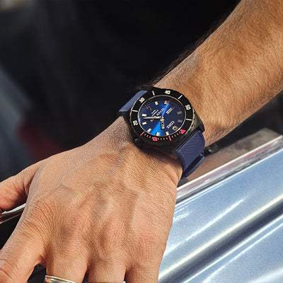 Seven Sins Blue Dial Titanium Automatic