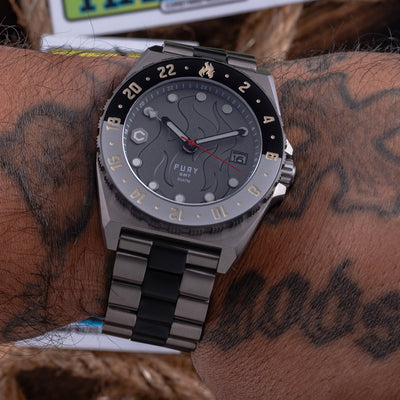 Fury Blacktop Titanium GMT Watch